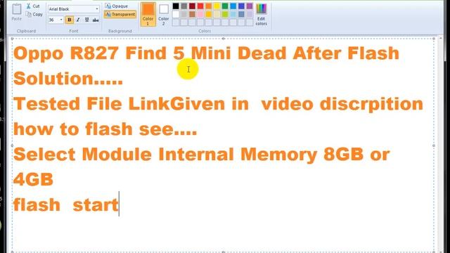 Oppo Find 5 Mini (R827) Dead After Flash Solution..... смотреть онлайн