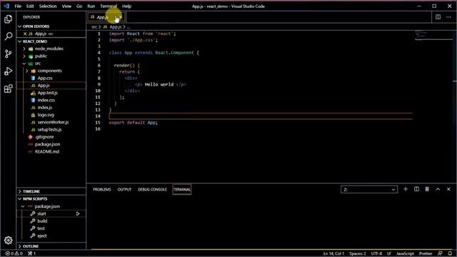 React js tutorial for beginner | Part 4 Hello world program [hindi] | 2020 смотреть онлайн