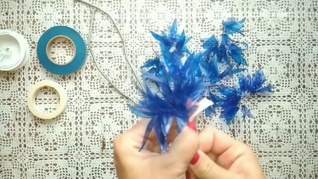 Фантазийное дерево из бутылок. МК смотреть онлайн