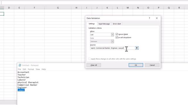 Excel Tips 8 - Dropdown List - Bangla смотреть онлайн
