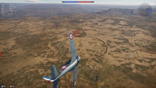 War Thunder Air Realistic French 2.0 M.S.410 смотреть онлайн