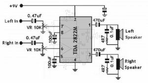 Микросхема TDA2822M