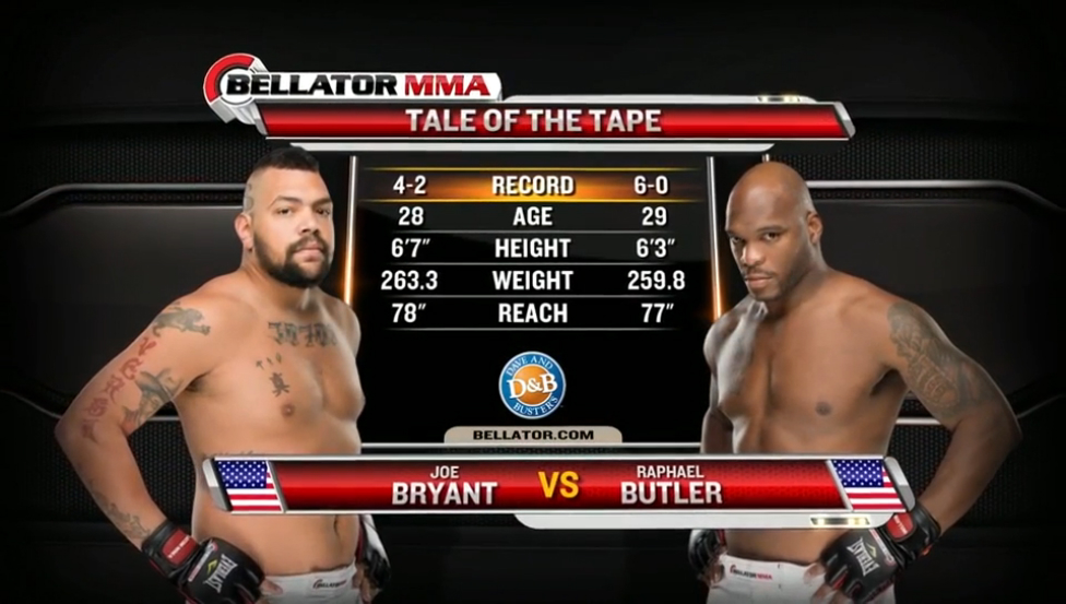  Joseph Bryant Vs Raphael Butler Bellator.105