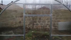 Усиленная теплица "Оцинковка 30". Сборка на крабах, краб система