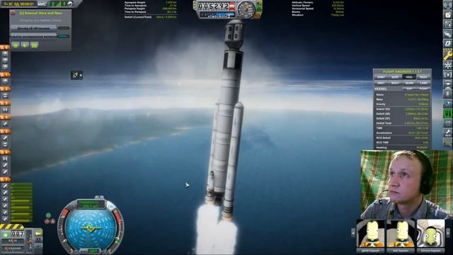 6. KSP. Возим туристов + наука на открытие спутников смотреть онлайн