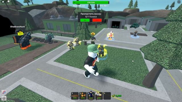 ЛУЧНИК и ОХОТНИК выходят на охоту - Roblox Tower Defense Simulator смотреть онлайн