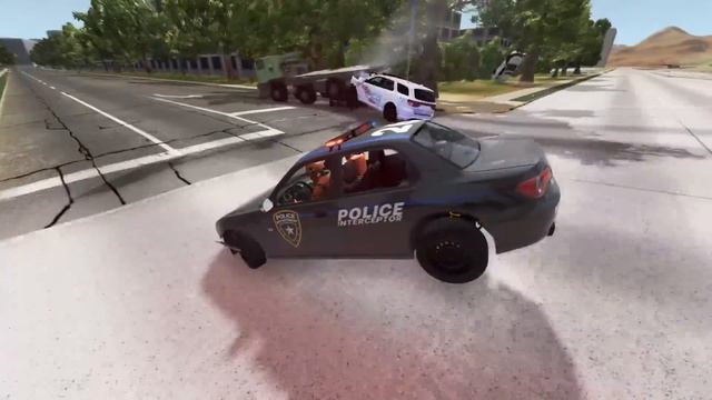 Police Car Chases #55 - BeamNG DRIVE | SmashChan