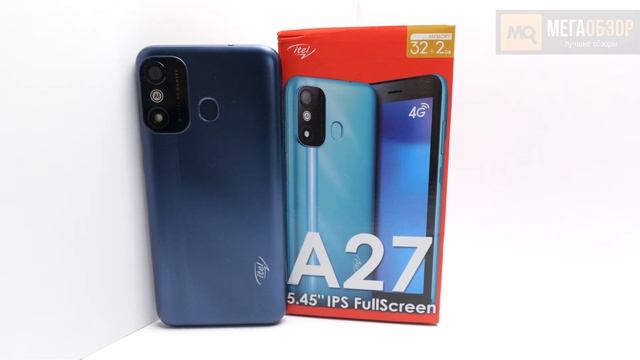itel A27 обзор. Недорогой смартфон с IPS-экраном и сканером отпечатка пальца смотреть онлайн