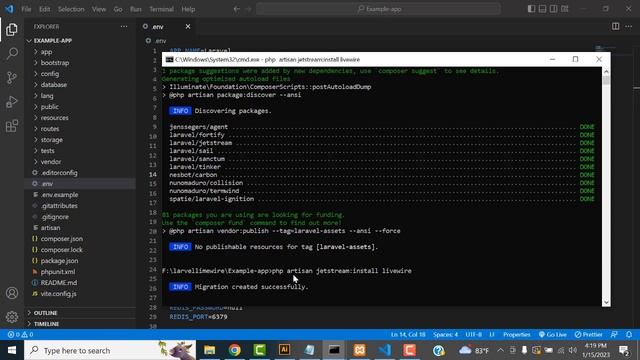 Laravel 9 Livewire Jetstream Login Registation смотреть онлайн