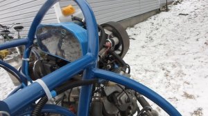 Паралет с 4-т двигателем Хонда Сильвер Винг-600