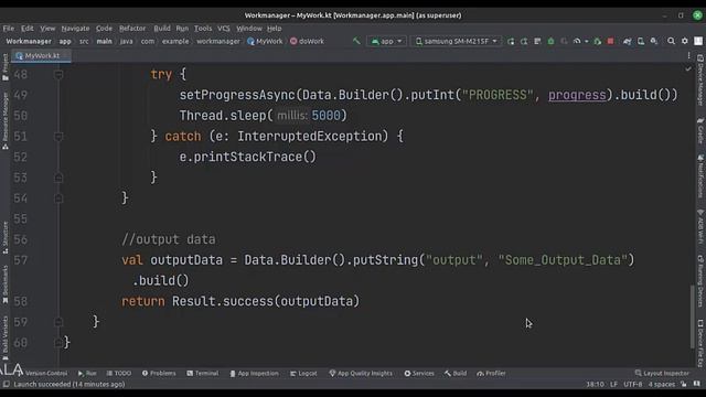 ? ANDROID - ? ONE TIME WORK MANAGER ?- KOTLIN смотреть онлайн