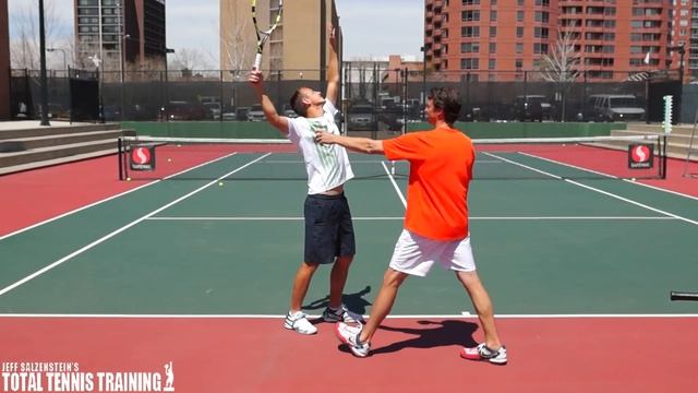 TENNIS SERVE | "Elbow The Enemy" Tennis Serve Drill смотреть онлайн