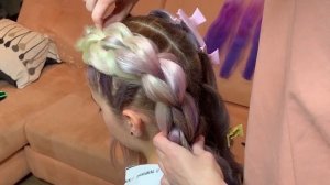 Плетем объемные косы с канекалоном