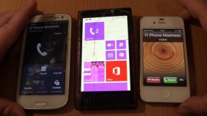 Incoming call&Outgoing call at the Same Time Samsung Galaxy S3+ Iphone 4S ios 6+Nokia Lumia 1020