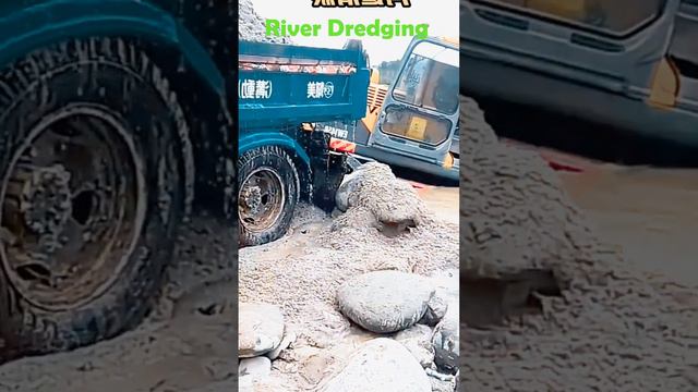 River Dredging by Excavator #026 смотреть онлайн