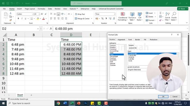 11# Time Format in Excel | Number Format General Time in Excel | 24 hour or 12 Hours | Ms Excel смотреть онлайн