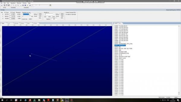 NCStudio 5 запуск программы не с начала