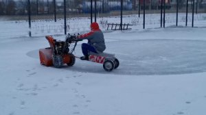 Снегоуборщик с сиденьем! Доработка снегоуборщика Husqvarna ST 230 P