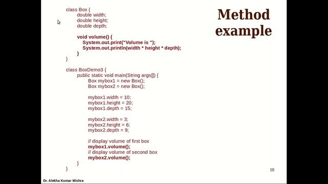Java Programming - Lecture 4 : Class and Object Part - 1 смотреть онлайн