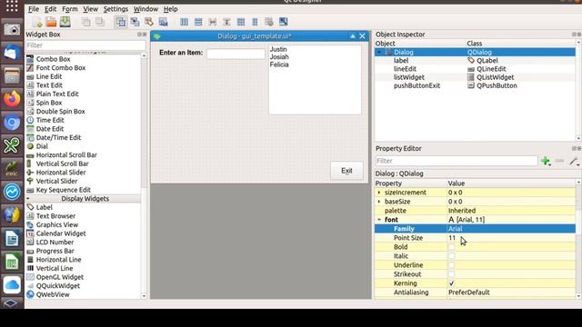 Part 1 of 2 Demonstrating how to use the Qt5 ListWidget with Python: Dialog design and layout смотреть онлайн