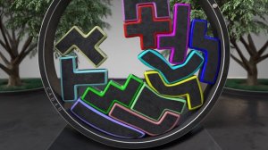 ! Pentomino Rotator _ Nothing fits _ Softbody Simulation V65 _ C4D4U