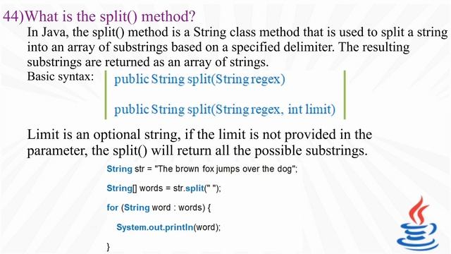 Java Interview Questions and Answers | Java Tutorial |Example| Part 7(Freshers | Experienced) смотреть онлайн