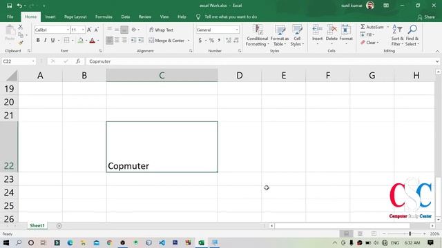 #14 MS Excel 2019 | Alignment | Types of Align | Text Orientation | Hindi Tutorial | By Sunil Sir смотреть онлайн