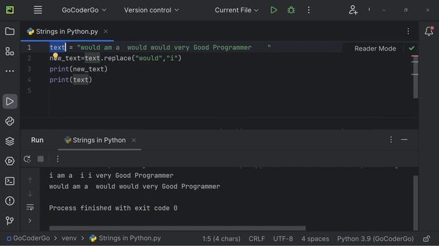 Strings in Python | Everything you need to know about string in Python |str Data Type|@GoCoderGo смотреть онлайн