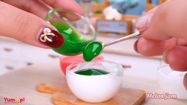 Sweet Miniature Honey Jelly KITKAT and M&M or OREO Decorating | Yummy Tiny Fruit Dessert Recipe смотреть онлайн