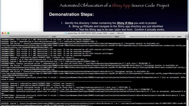 R Shiny App Code Protection - Protect RStudio Shiny App R-Scripts - Obfuscate R-Code files for Shin смотреть онлайн