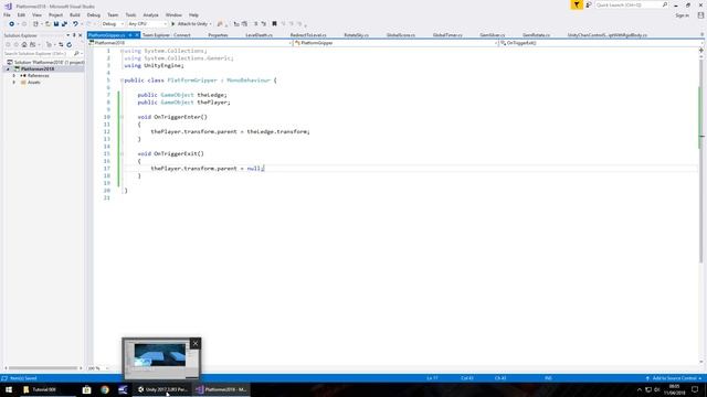 HOW TO MAKE A 3D PLATFORM GAME IN UNITY - TUTORIAL #08 - ANIMATION & PLATFORMS смотреть онлайн