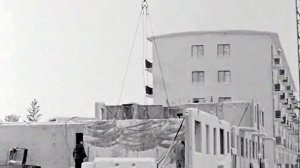 1967 год. Сургут. Строительство панельных домов