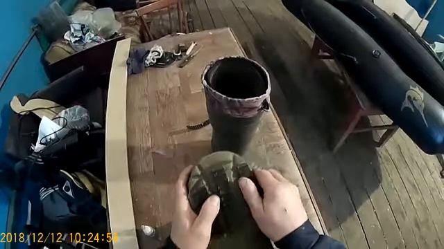 Улучшение протектора на зимних сапогах ЭВА смотреть онлайн