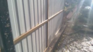 раздвижные ворота своими руками. Очень прост