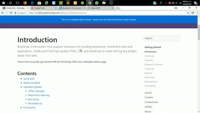 Bootstrap 4.0 смотреть онлайн