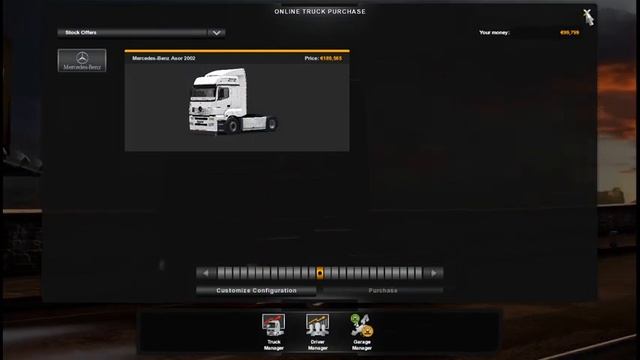Euro Truck Simulator 2 - Mercedes Benz Axor MP1 V3 смотреть онлайн