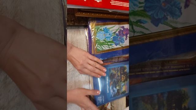 оченьььь много наборов вышивки крестиком. обзор готовых работ. часть 2. смотреть онлайн