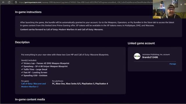How to Download FREE 'Raceway 2080" Amazon Prime Gaming Bundle in Call of Duty Warzone & MWIII смотреть онлайн
