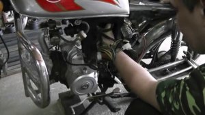 Мопед АльфА замена воздушного фильтра