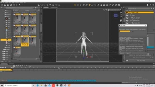 Unity 3D Создание персонажа Ольги Бузовой в DAZ Studio
