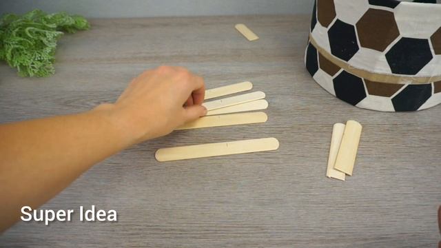 Оригинальный Органайзер из Картона и Деревянных Палочек своими руками смотреть онлайн