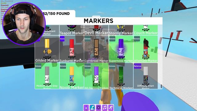 ROBLOX FIND THE MARKERS DIFFICULTY CHART OBBY!