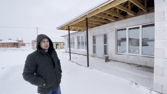 обзор одноэтажного дома из газобетона смотреть онлайн
