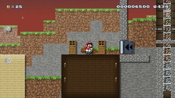 Play as Steve! Super Mario Maker Mod - Minecraft V3