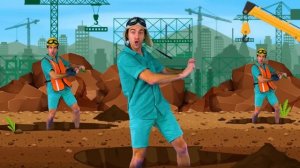 "Digging In The Dirt!" Construction Vehicles Dance ? /// Danny Go! Movement Activity Songs for Kids