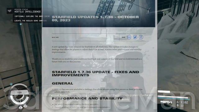 Update 1.7.36 for Starfield (Oct 9, 2023) #starfield смотреть онлайн