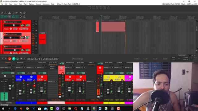 USANDO EFEITOS AO VIVO COM UMA INTERFACE DE AUDIO BOA смотреть онлайн