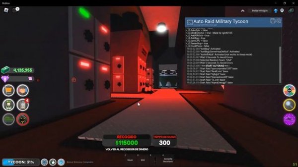 ROBLOX MILITARY TYCOON AUTO-RAID SCRIPT