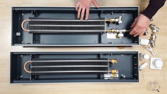 Конструкция внутрипольных конвекторов TECHNO USUAL. Подключение данных приборов и область применени смотреть онлайн