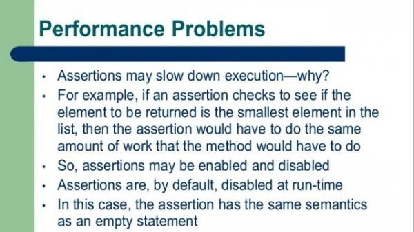 Assertions in Java tutorial